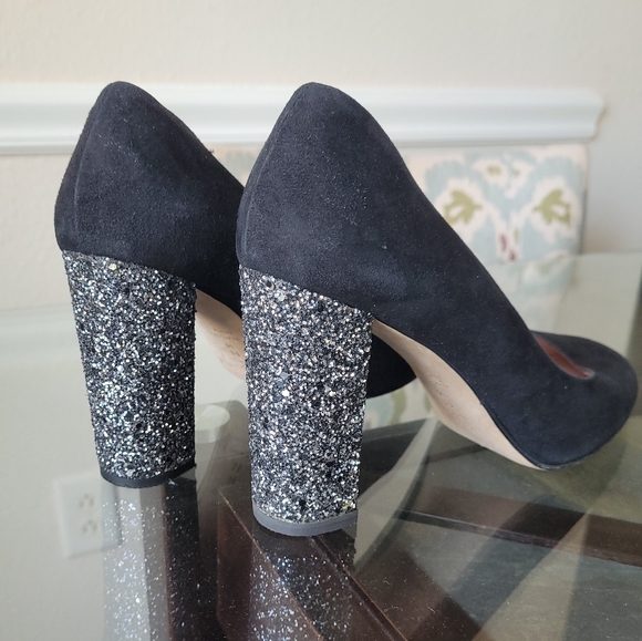 Kate Spade Black Suede Pumps - Picture 3 of 4